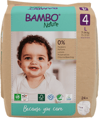 Bambo Nature  pelene, 7-14 kg (veličina 4), 144/1, papirna vreća
