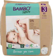 Bambo Nature pelene, 4-8 kg (veličina 3), 168/1, papirna vreća