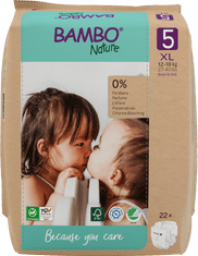 Bambo Nature pelene, 12-18 kg (veličina 5), 132/1, papirna vreća