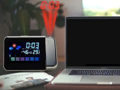 Verkgroup Projektni budilica s LCD zaslonom i meteorološkom stanicom