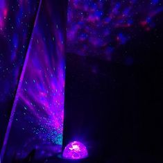 Bass Polska LED RGB Zvjezdani projektor i Bluetooth Loud USB White