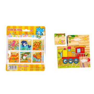 Aga Drvene kocke Prijevozna sredstva