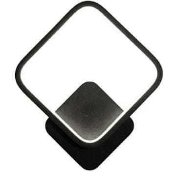 aptel Moderna zidna LED lampa 12W crna 23cm 4500K