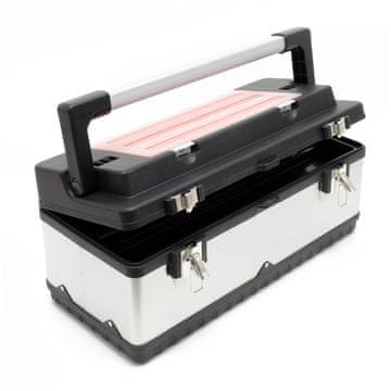 Wiltec Inox + pvc velika kutija za alat s organizatorom