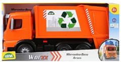 LENA kamion za smeće, 53 cm, narančasti