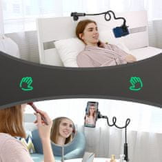 Ugreen Univerzalni držač za telefon, tablet, tronožac s fleksibilnom rukom, bijeli