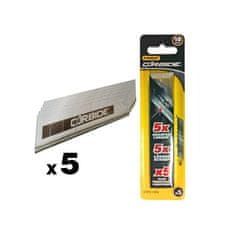 Stanley 10x Vrlo oštre i snažne noževe za noževe za presvlake 18 mm