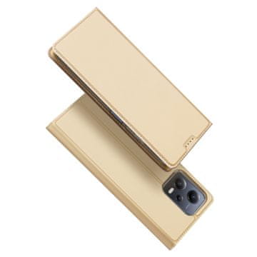 Dux Ducis Skin Pro preklopna maska za Xiaomi Redmi Note 12 Pro / Poco X5 Pro 5G, zlato
