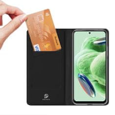 Dux Ducis Skin Pro preklopna maska za Xiaomi Redmi Note 12 Pro Plus, crno