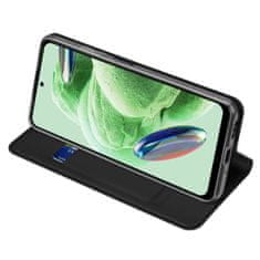 Dux Ducis Skin Pro preklopna maska za Xiaomi Redmi Note 12 Pro Plus, crno