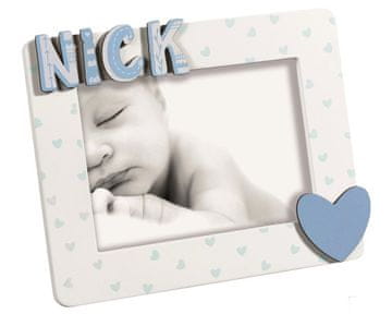 MASCAGNI A1547 IME PLAVA dječji okvir drvo 13x18 plava