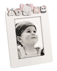 MASCAGNI A1673 ANIMALS dječji okvir MDF 13x18 bijela