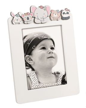 MASCAGNI A1673 ANIMALS dječji okvir MDF 13x18 bijela