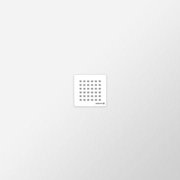 POLYSAN FLEXIA Tuš Kada, Kvadratna, Podesiva, 100x100 cm, Lijevani Mramor, Bijela