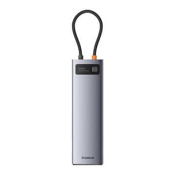BASEUS Hub 11u1 Baseus StarJoy Metal Glam serija, USB-C na HDMI +VGA + 3 x USB 3.0 + USB 2.0 + USB-C PD + RJ45 + SD/TF +3,5 mm
