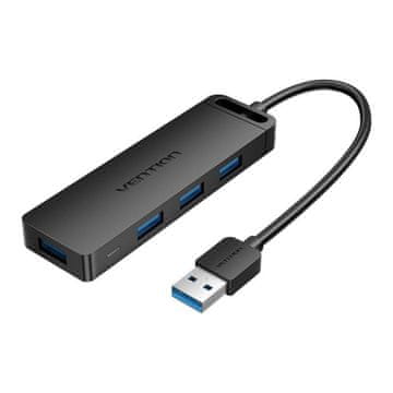 Vention USB 3.0 hub s 4 porta Vention CHLBF 1m, crni