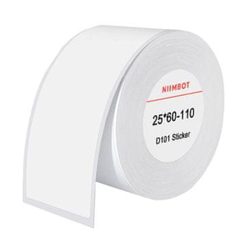 Niimbot Termo etikete Niimbot naljepnice 25x60 mm, 110 kom (bijele)