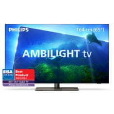 Philips 65OLED818/12 4K UHD OLED televizor, AMBILIGHT tv , Google TV, 120 Hz
