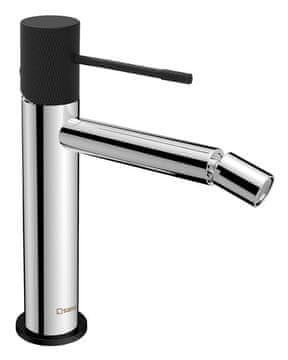SAPHO SOLARIS Samostojeća Bide Miješalica, Krom/Mat Crna