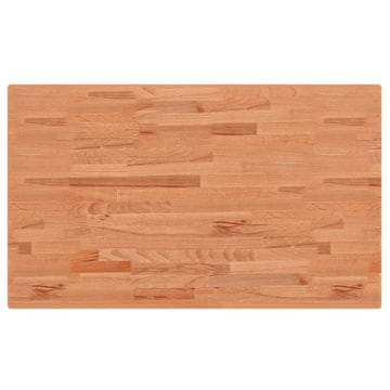 Vidaxl Kupaonska radna ploča 100x60x1,5 cm masivna bukovina