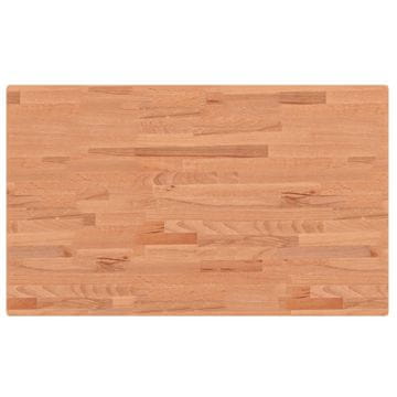Vidaxl Kupaonska radna ploča 100 x 60 x 2,5 cm masivna bukovina