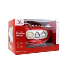 Aga4Kids Interaktivni avion s ksilofonom Crvena