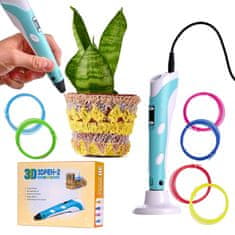 Verkgroup 3D PEN PILTER PRINTER KIT 5V + 9M PLA FILAMENS