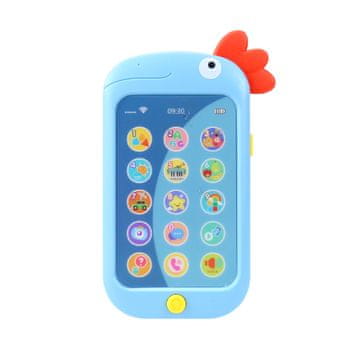 Aga4Kids Dječji telefon Pijetao Plavi