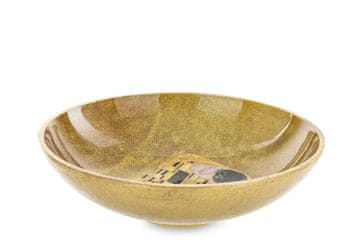 Metalna zdjela s dekorom Gustava Klimta Poljubac