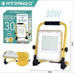 Punjiva LED radna svjetiljka 30W (160W) 6500K IP65