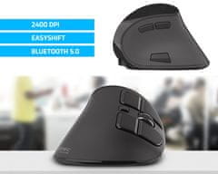 Natec Euphonie Vertikalni bežični miš, 2400DPI, Bluetooth, za dešnjake (MOUSE-NAT-EUPHONIE)