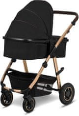 Lionelo Amber 3u1 kombinirana kolica, crna (Black Onyx)