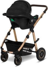 Lionelo Amber 3u1 kombinirana kolica, crna (Black Onyx)