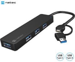 Natec Mayfly USB hub, 4x USB (USB-HUB-NAT-MAYFLY)