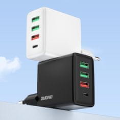 DUDAO A5H punjač 3x USB / USB-C 20W PD QC, bijela