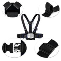 MG Harness prsni nosač kamere, crno