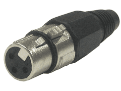 Cabletech Ženski metalni mikrofon Canon