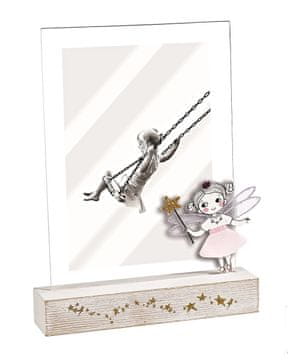 MASCAGNI A1783 FAIRY PINK dječji okvir 13x18 akril, drvo