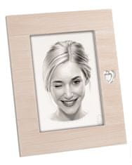 MASCAGNI A1573 VISEĆE SRCE PRIRODNO okvir drvo 13x18 smeđa