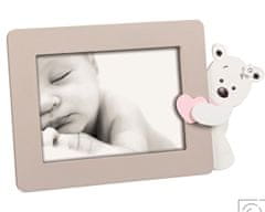 MASCAGNI A1647 LOVELY BEAR PINK dječji okvir MDF 13x18 ružičasta