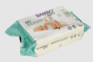 Bambo Nature vlažne maramice za čišćenje, 80/1