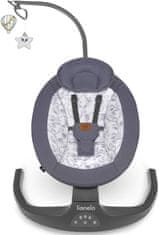 Lionelo dječja ljuljačka Ralf, siva/bijela