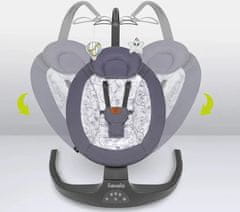 Lionelo dječja ljuljačka Ralf, siva/bijela