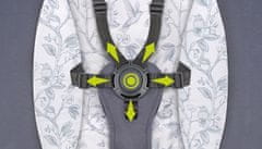 Lionelo dječja ljuljačka Ralf, siva/bijela