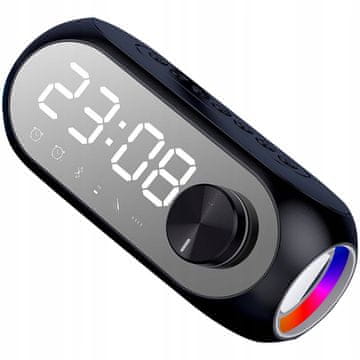 Dexxer 3 u 1 baterija. 1200mAh bluetooth zvučnik i LED RGB budilica