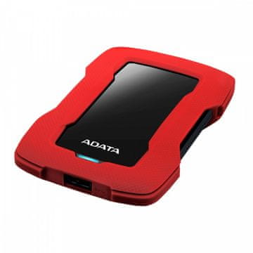 AData Vanjski tvrdi disk HDD Adata HD330 (1TB; 2.5''; USB 3.2 Gen. 1; crveni)