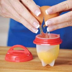 HOME & MARKER® Silikonske čašice za kuhanje jaja, set 6 kom za meka i tvrda jaja | BOILCUP