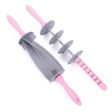 HOME & MARKER® Valjak za tijesto i rezač za kroasane, kuhinjski alat za pripremu peciva (2 kom) | ROLLERBLADE