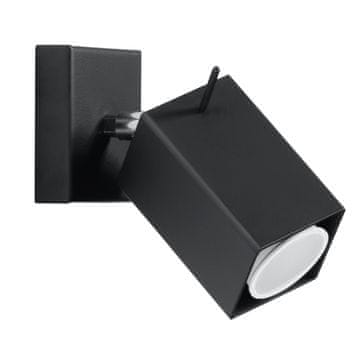 Sollux Merida 1 GU10 crna zidna lampa SL.0099