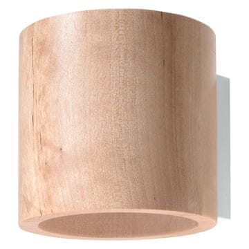 Sollux Zidna lampa orbis 1 G9 prirodno drvo drvo SL.0490